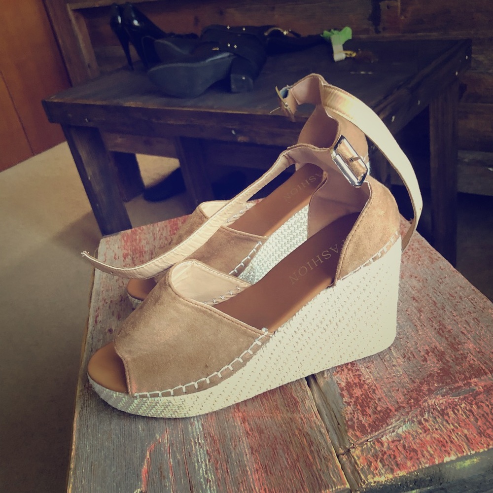 Tan sandals